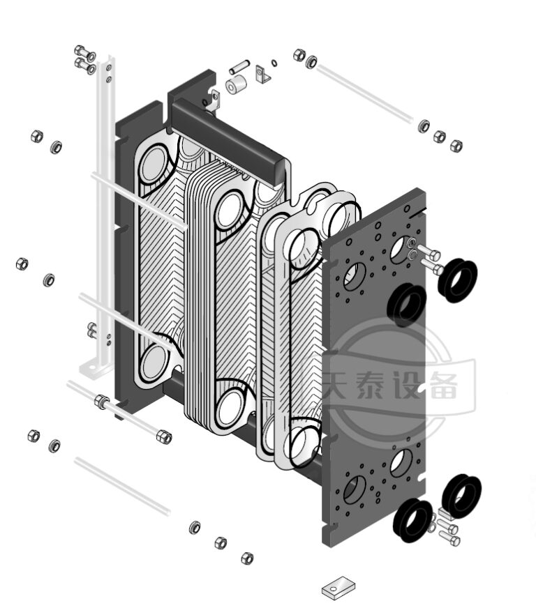 Plate and Frame Heat Exchanger-Tiantai