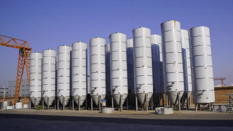 Tiantai beer equipment large conical fermentation tank