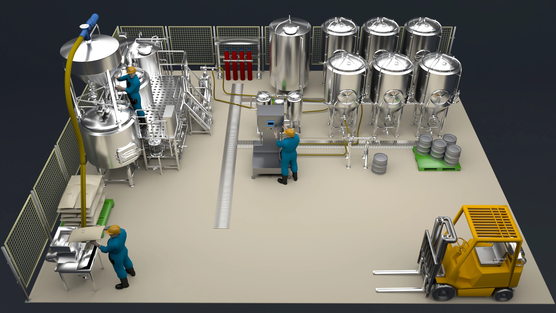 500l brewery equipment