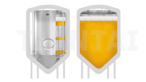 beer fermentation process in fermenter